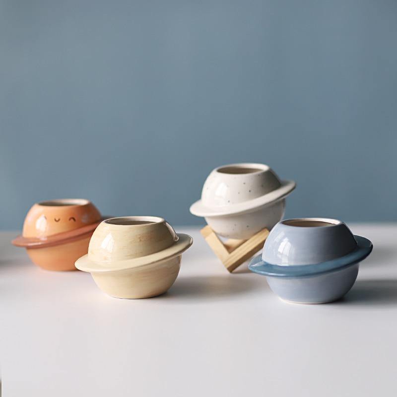 Cosmos World Ceramic Planter