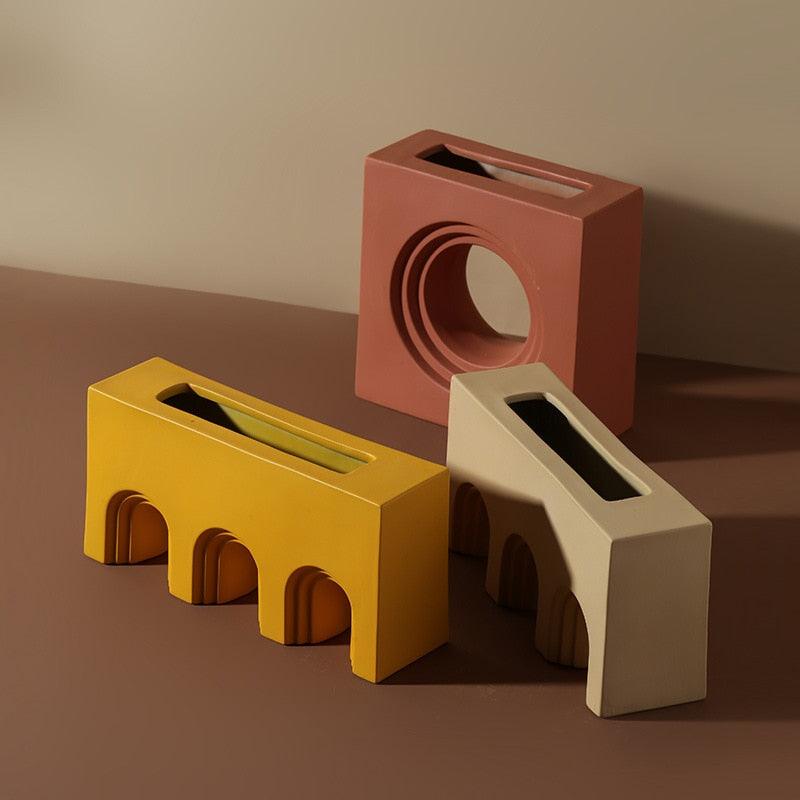 Dune Ceramic Accent Vase